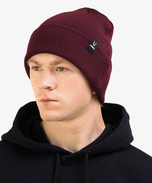 Шапка ESSENTIAL PerFormDRY High Beanie, бордовый (1734632) Шапка ESSENTIAL PerFormDRY High Beanie, бордовый (1734632)