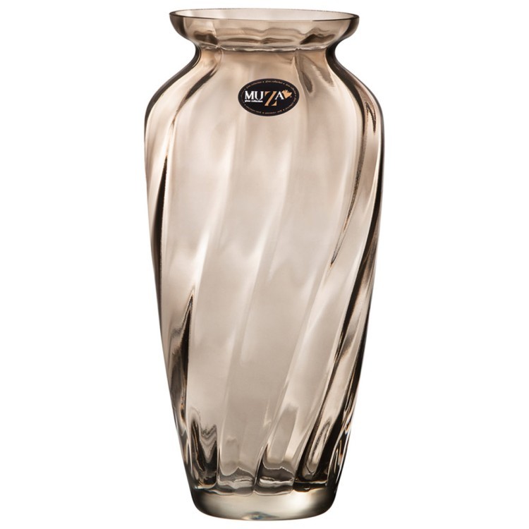 Ваза "victoria smoky" высота 28,5 см Muza (380-805)