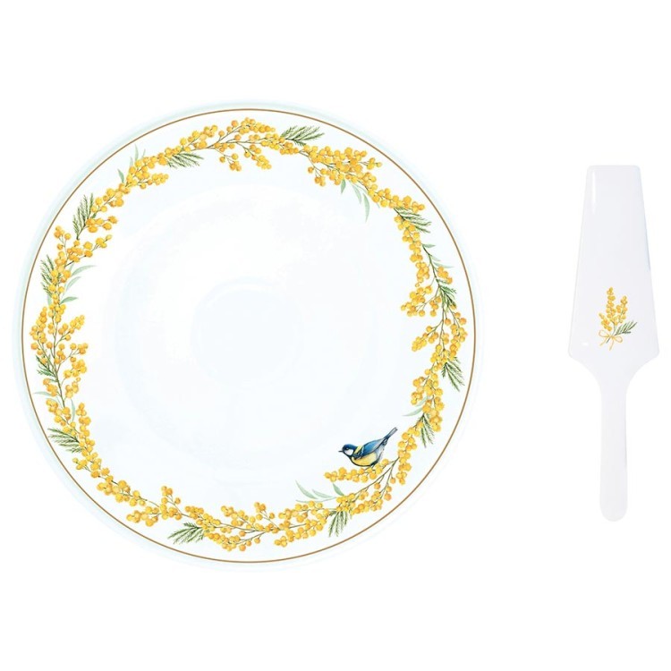 Блюдо для торта с лопаткой mimosa, 32 см (80320)