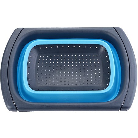 Дуршлаг с выдвиж. ручками, СИНИЙ.MB (31488-2)