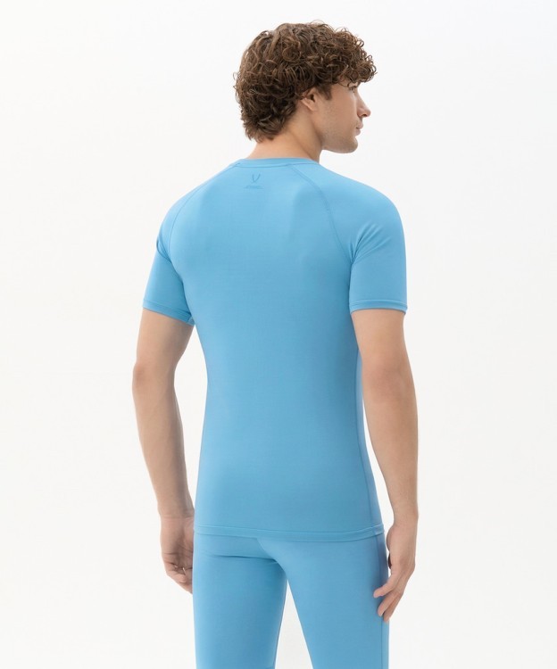 Футболка компрессионная с коротким рукавом JOGEL CAMP PerFormDRY Baselayer SS Tee, голубой (2124254)