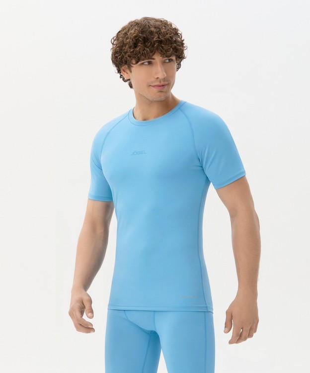 Футболка компрессионная с коротким рукавом JOGEL CAMP PerFormDRY Baselayer SS Tee, голубой (2124254)