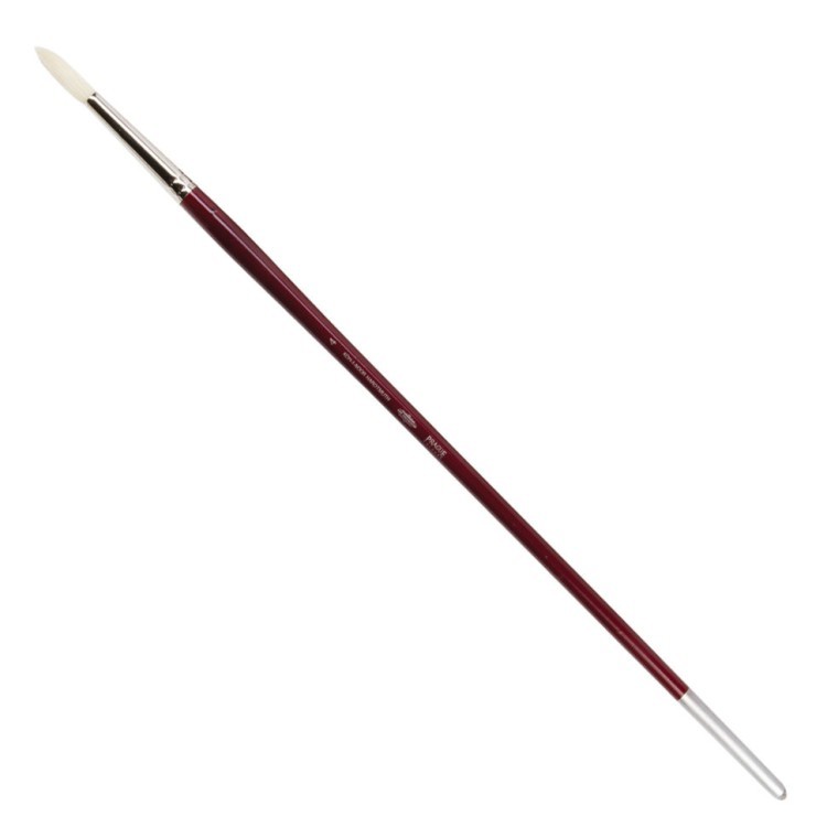 Кисть художественная KOH-I-NOOR щетина, круглая, №4, длинная ручка 9935004014BL (69344)