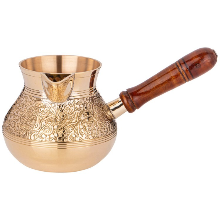 Турка резная "graving" 650мл. латунь Lefard (733-140)