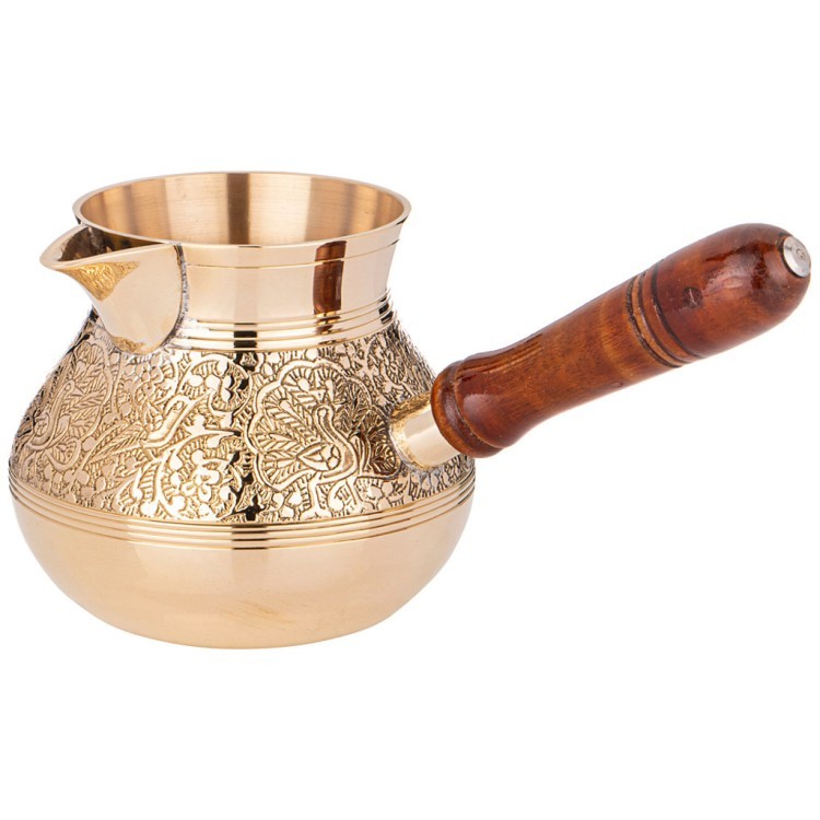 Турка резная "graving" 650мл. латунь Lefard (733-140)