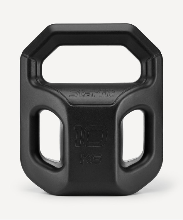 Гиря пластиковая Starfit DB-505, 10 кг, черный (2113754) Гиря пластиковая Starfit DB-505, 10 кг, черный (2113754)