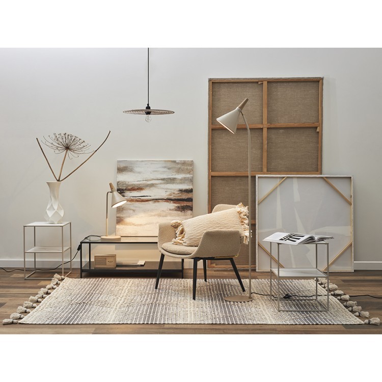 Столик приставной mayen, 38х38 см, бежевый (76071)