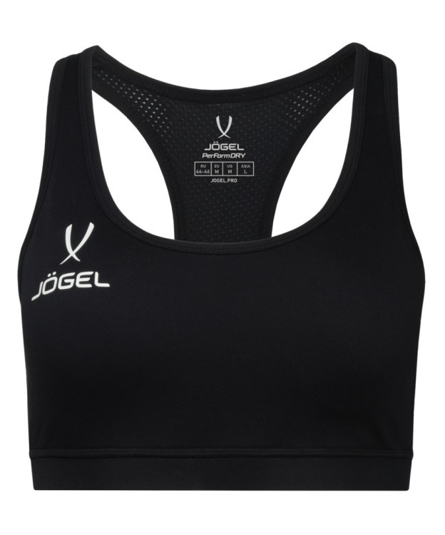 Бра тренировочное JÖGEL DIVISION PerFormDRY Womens Top, черный (2118710)