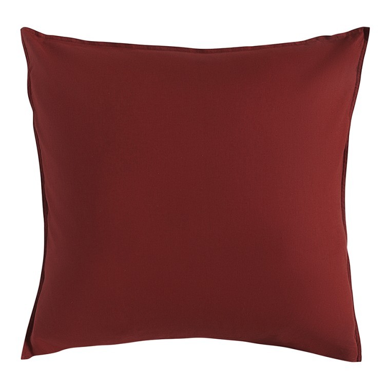 Набор наволочек изо льна и хлопка цвета копченой паприки из коллекции essential, 70х70 см (77149)