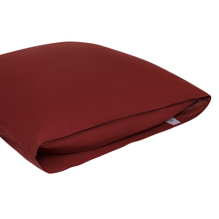 Набор наволочек изо льна и хлопка цвета копченой паприки из коллекции essential, 70х70 см (77149)