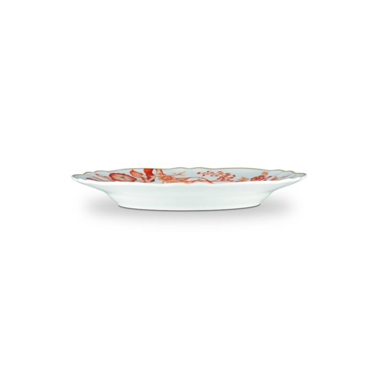 Тарелка LFLO032AC001160, фарфор, white, orange, LE COQ Тарелка LFLO032AC001160, фарфор, white, orange, LE COQ
