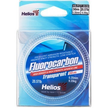 Леска флюорокарбон Helios Fluorocarbon 0,35мм 30м Transparent HS-FCT 35/30 (75763)