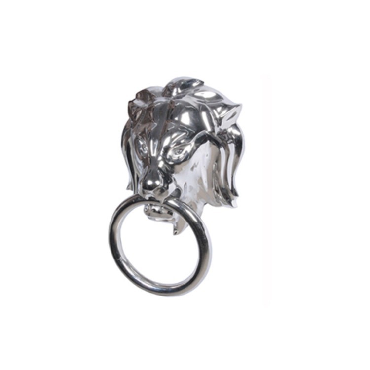 Дверное кольцо SS1124-M, металл, Shiny Nickel, ROOMERS FURNITURE
