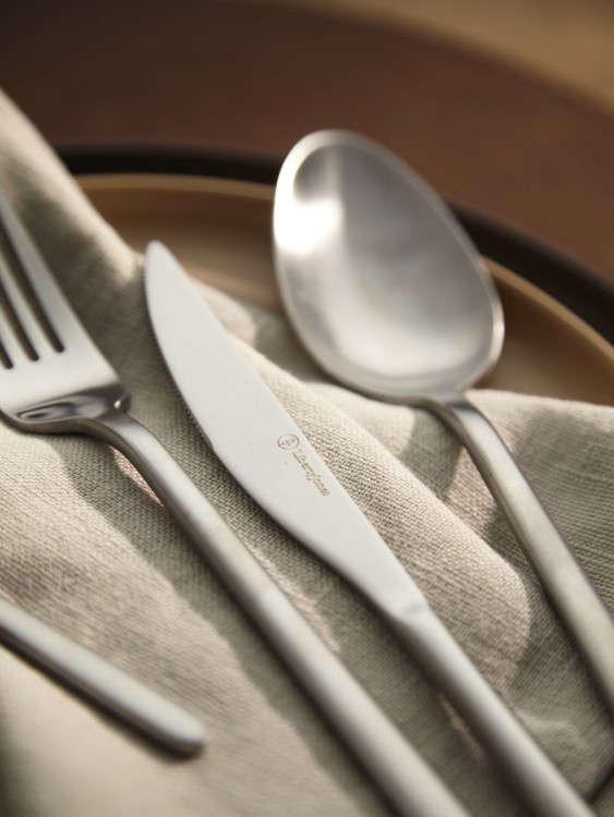 Набор столовых приборов pure, серебристые матовые, 24 пред. (79994)