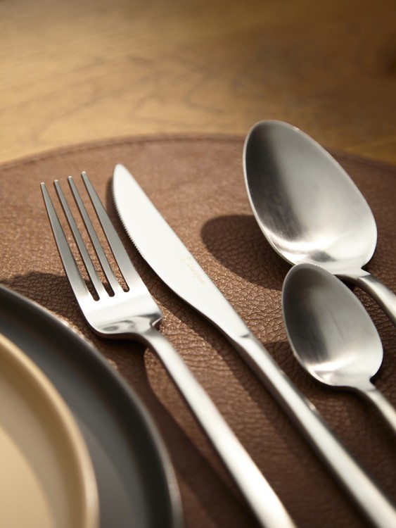 Набор столовых приборов pure, серебристые матовые, 24 пред. (79994)