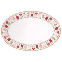 Блюдо овальное flowery, 35х23,5 см (80321)