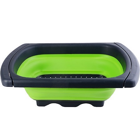 Дуршлаг с выдвиж. ручками, ЗЕЛЕН.MB (31488-1)