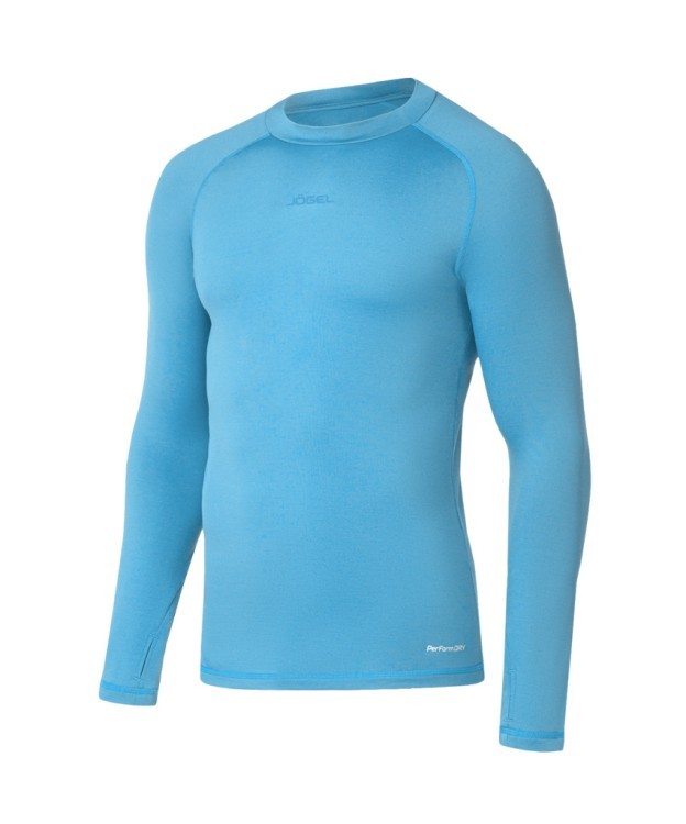 Джемпер компрессионный утепленный JOGEL CAMP PerFormDRY Baselayer Top Warm, голубой (2124804)