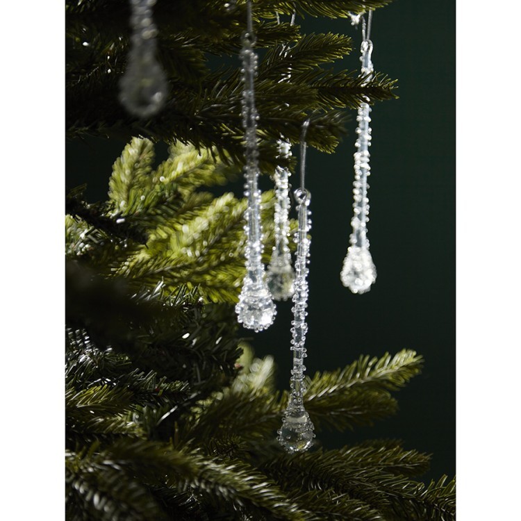 Набор ёлочных украшений icy sparkles из коллекции new year essential, 6 шт. (78275) Набор ёлочных украшений icy sparkles из коллекции new year essential, 6 шт. (78275)