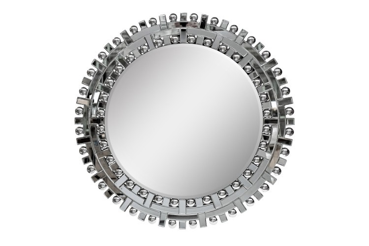Зеркало круглое рама с зеркальными вставками d80см (TT-00007253)