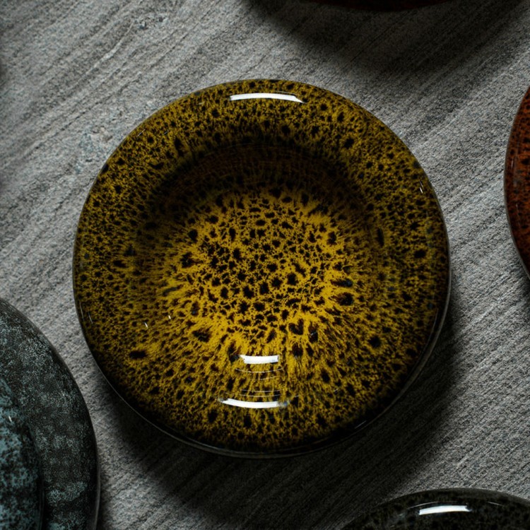 Тарелка E745-O-06159/8, 20.3, керамика, gold, ROOMERS TABLEWARE