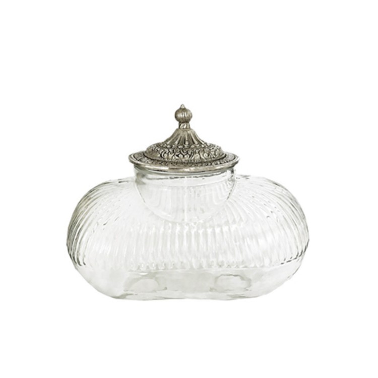 Емкость с крышкой Ksa/5487, стекло, металл, clear, ROOMERS TABLEWARE Емкость с крышкой Ksa/5487, стекло, металл, clear, ROOMERS TABLEWARE