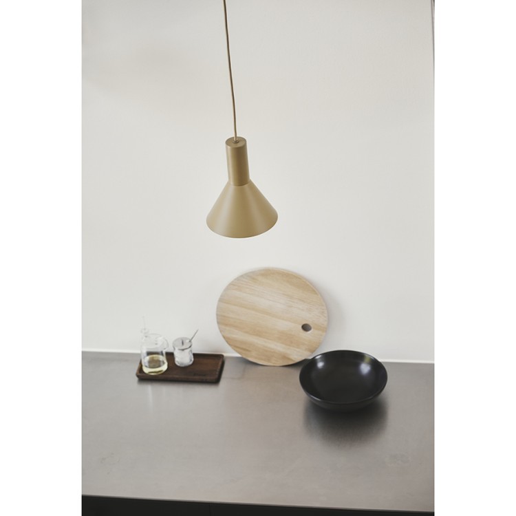 Лампа подвесная lyss, 18х23 см, оливковая матовая (73008)