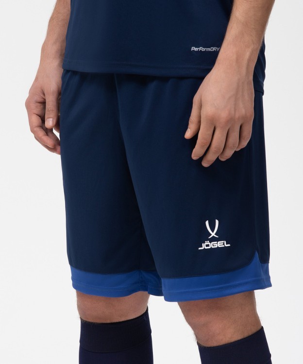Шорты игровые JÖGEL DIVISION PerFormDRY Union Shorts, темно-синий/синий/белый (2111617)