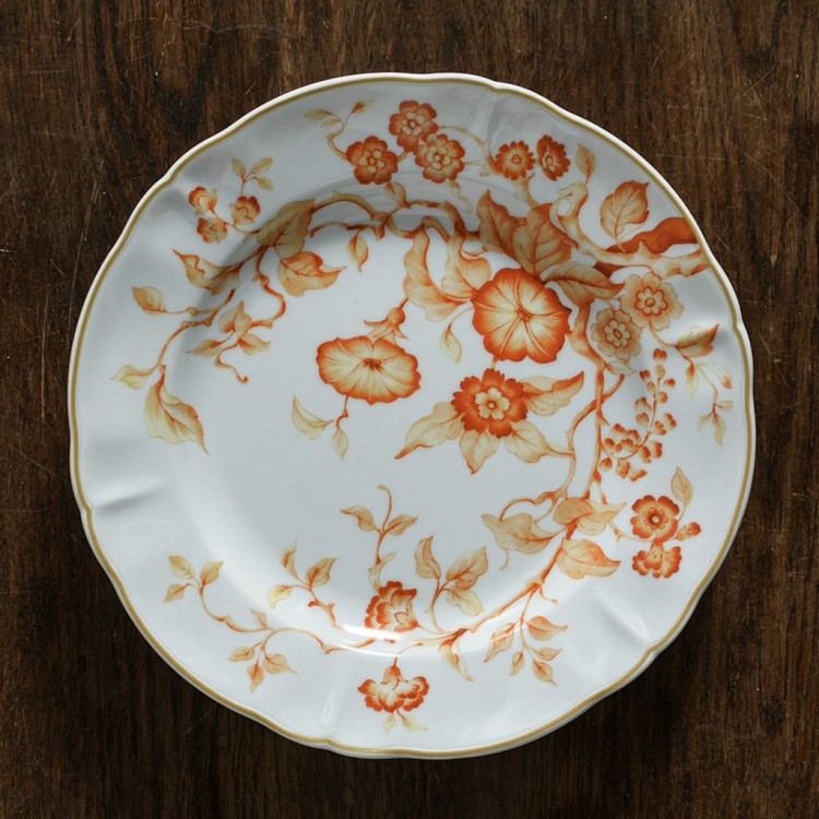 Тарелка LFLO032AC002205, фарфор, white, orange, LE COQ Тарелка LFLO032AC002205, фарфор, white, orange, LE COQ