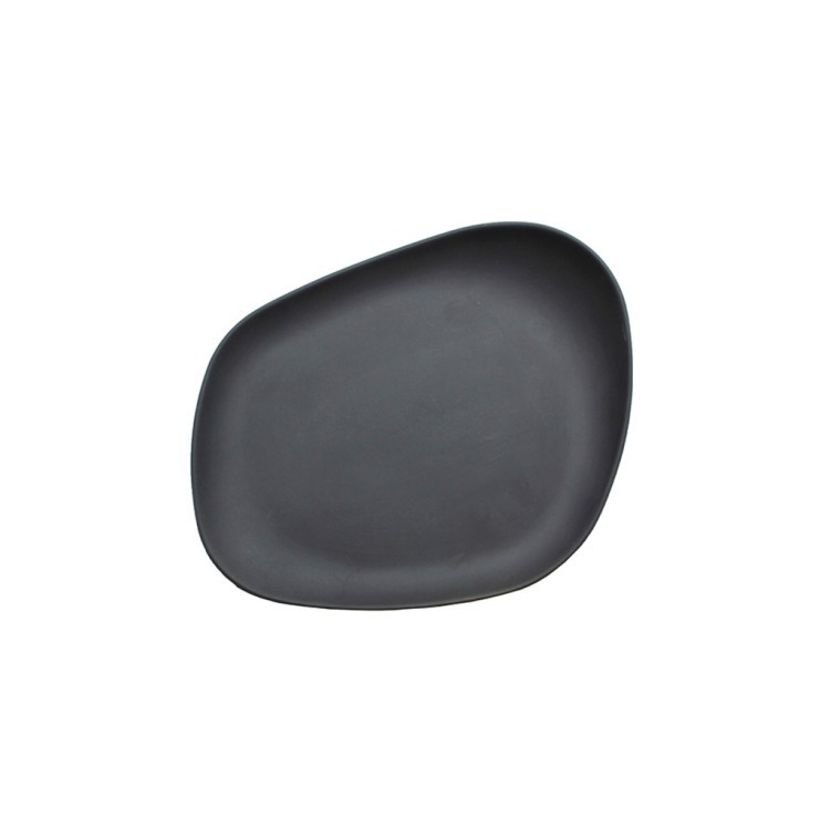 Тарелка 11024C, фарфор, MATT BLACK, Cookplay