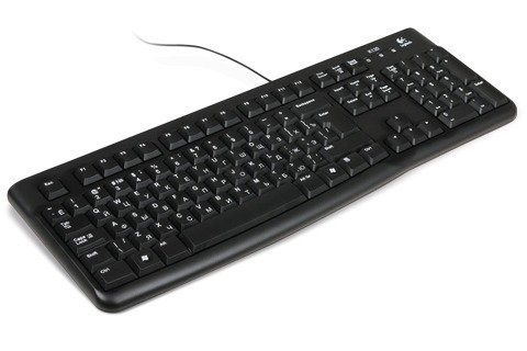 Клавиатура проводная USB Logitech K120 920-002522 (1) (67049)