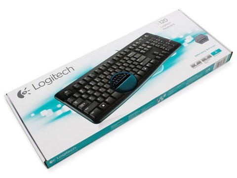 Клавиатура проводная USB Logitech K120 920-002522 (1) (67049)