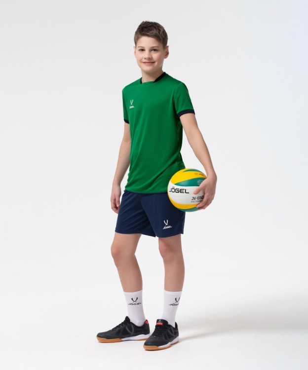 Футболка волейбольная JOGEL CAMP, зеленый, детский (1618992)