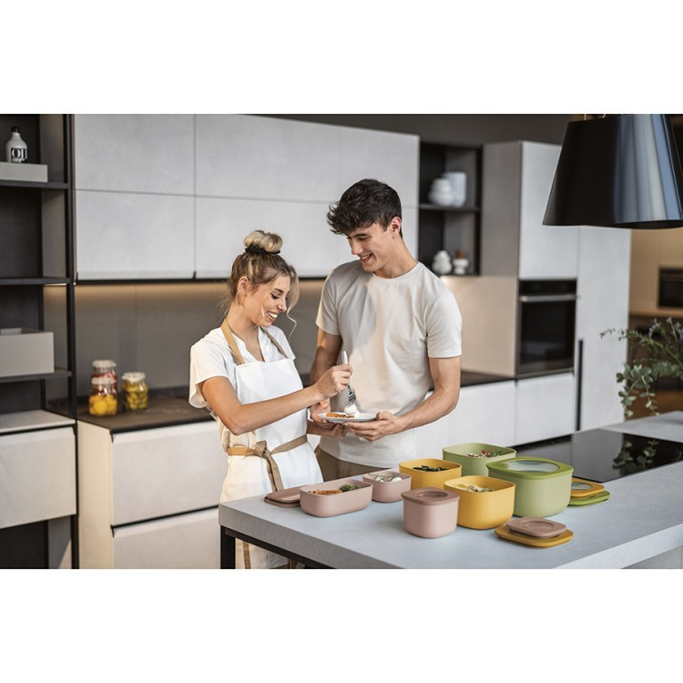 Контейнер для хранения store&more, 975 мл, розовый (75535)