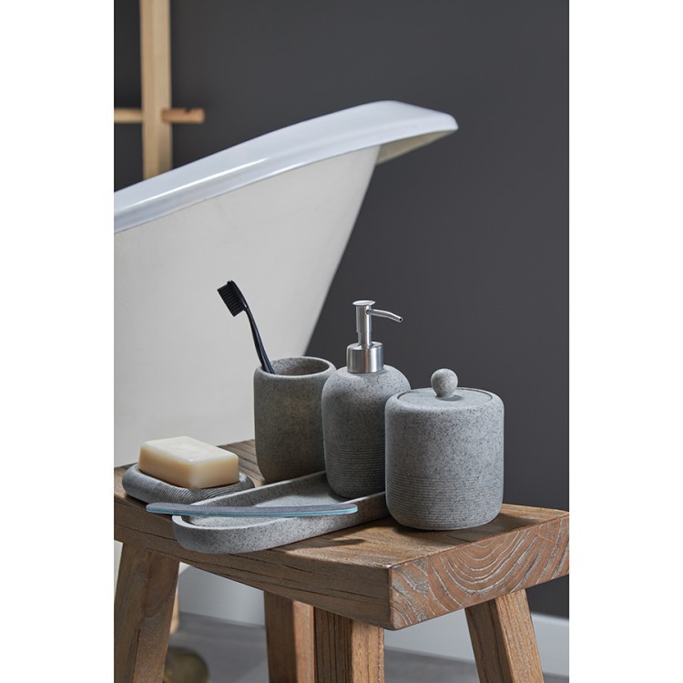 Подставка для ванных принадлежностей loup, темно-серая (75854) Подставка для ванных принадлежностей loup, темно-серая (75854)