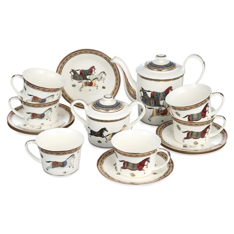 Чайный сервиз lefard "passage" на 6 пер. 14 пр. 850/400/250 мл Lefard (760-842)