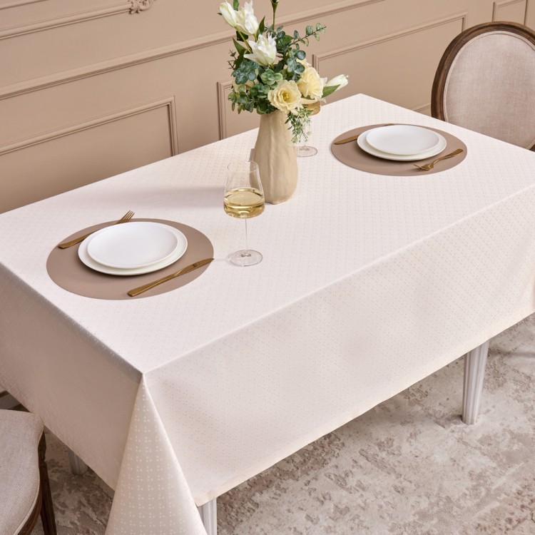 Скатерть 145х220см шампань евроуголок 100% полиэстер SANTALINO (805-027-21)