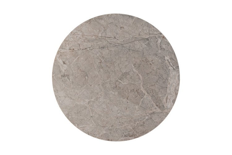 Стол журнальный, керамика Август Серый (Augustus Gray) d48*55см (TT-00015703)