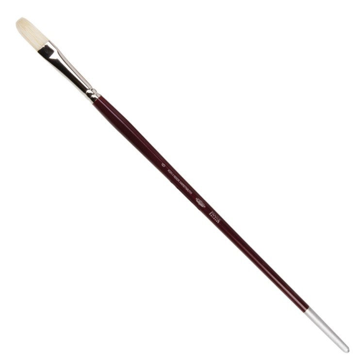 Кисть художественная KOH-I-NOOR щетина, плоская, №6, длинная ручка 9936006014BL (69346)