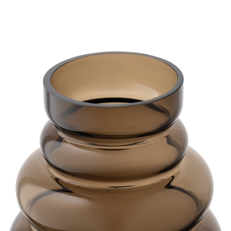 Ваза Капелла, 26 см, коричневая (80511)