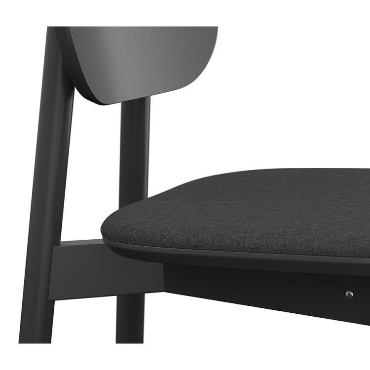 Стул saga, рогожка, темно-серый (76408)