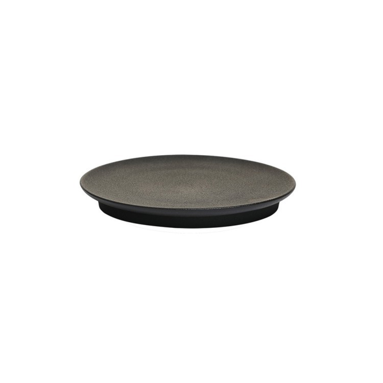 Тарелка L9716-ZINI, 25, каменная керамика, Black, ROOMERS TABLEWARE