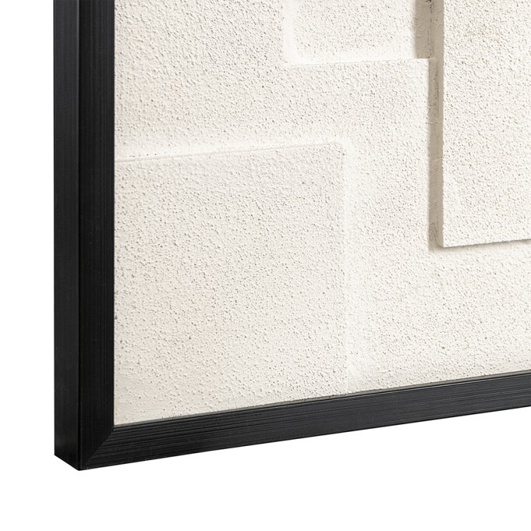 Панно декоративное с эффектом 3d minimalism square, с черной рамой, 60х60 см (76495) Панно декоративное с эффектом 3d minimalism square, с черной рамой, 60х60 см (76495)