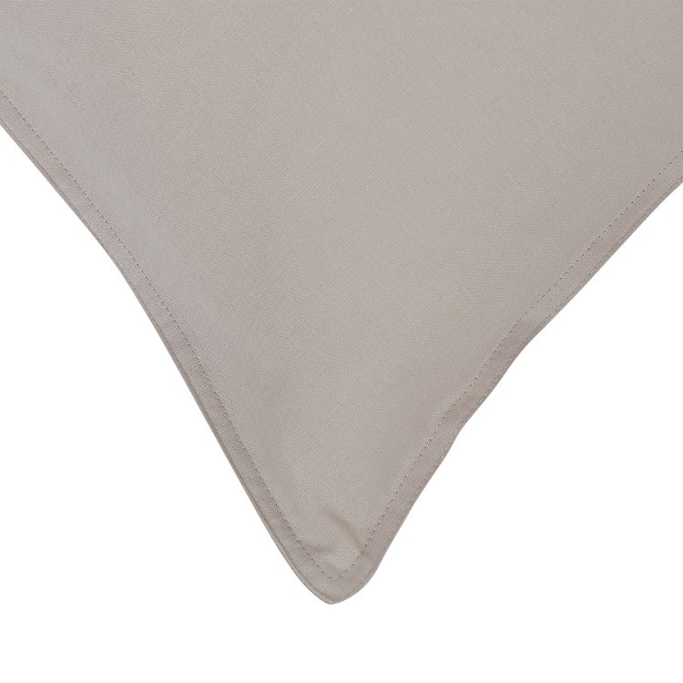 Набор наволочек изо льна и хлопка серо-бежевого цвета из коллекции essential, 70х70 см (77145)