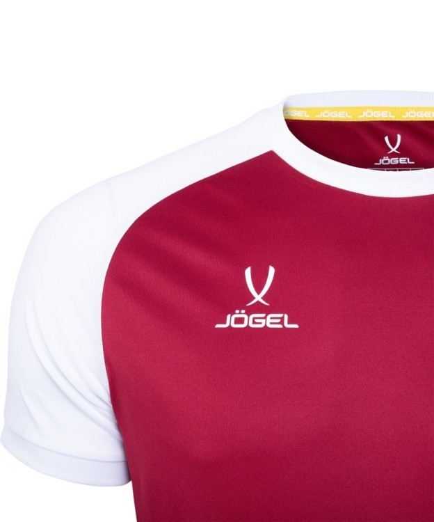 Футболка игровая JÖGEL CAMP Reglan Jersey, гранатовый/белый, детский (702262) Футболка игровая JÖGEL CAMP Reglan Jersey, гранатовый/белый, детский (702262)