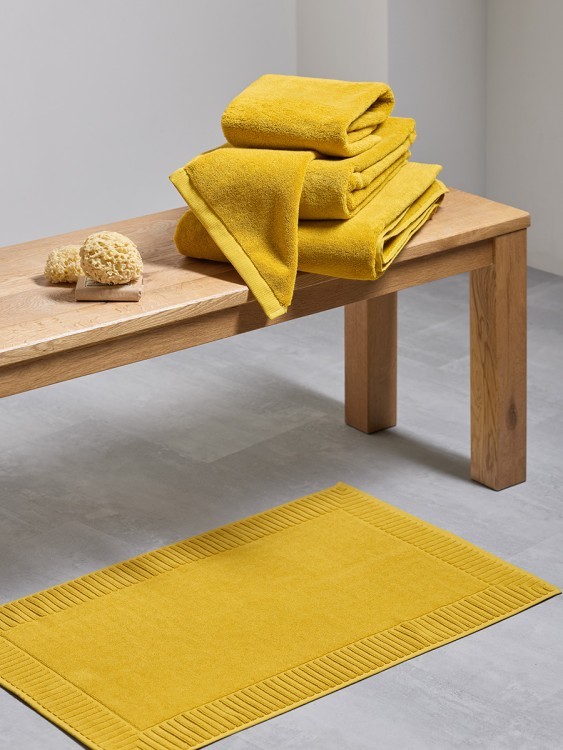 Полотенце для лица цвета охры из коллекции essential, 30х30 см (80174)