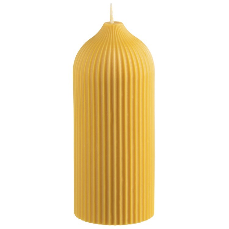 Свеча декоративная цвета карри из коллекции edge, 16,5см (75051)