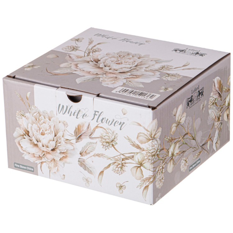 Чайная пара lefard "white flower" 330 мл серая Lefard (415-2136)