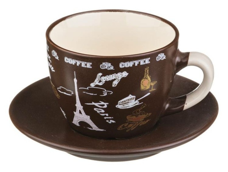 Чайный набор на 6 персон 12 пр. 250 мл.высота=7 см. Lefard (756-100)