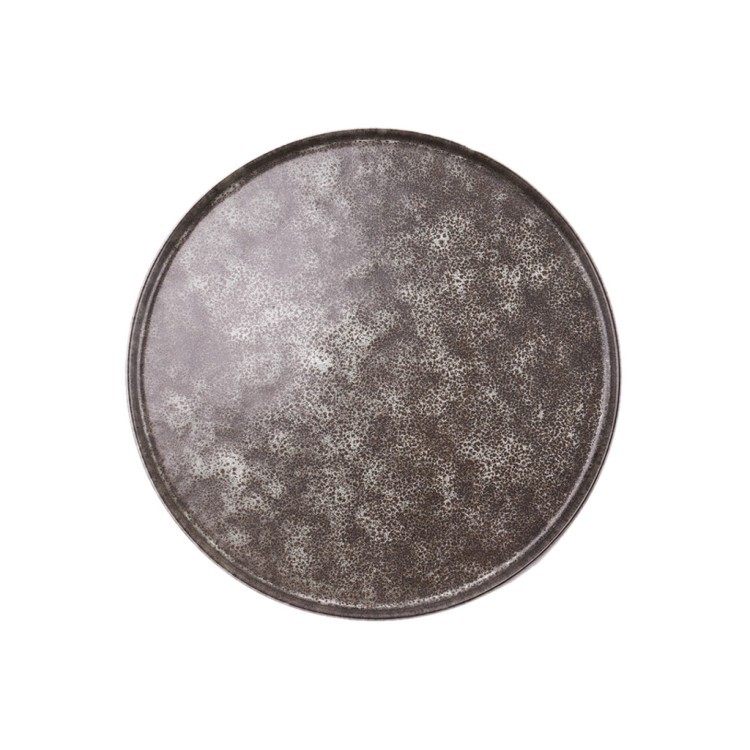 Тарелка E673-P-08039/10.5", 26.5 см, каменная керамика, grey, ROOMERS TABLEWARE